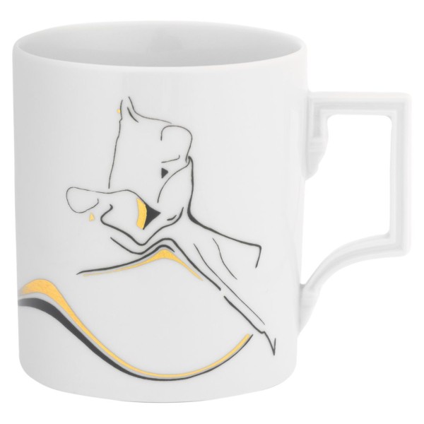 Henkelbecher, Form "Berlin", Semperopernball Dresden, 2024, Schwarz/Gold, V 0,25 l