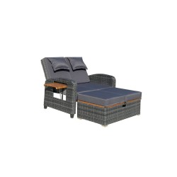 Funktionssofa BARI - Outdoorsofa - Polyrattan