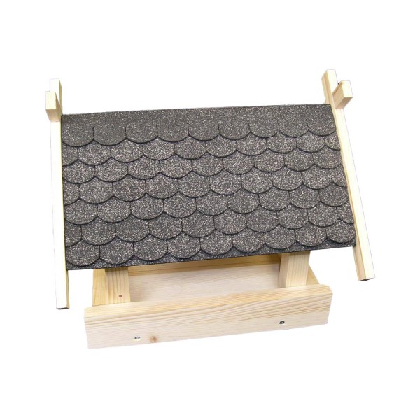 Vogelhaus Bausatz klein grau