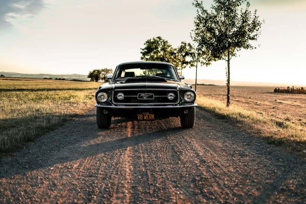 Wandbild 1967 Ford Mustang Fastback GT (Motiv V8 08)