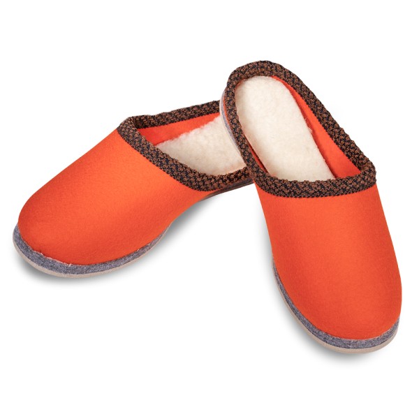 Filzpantoffel orange