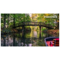 Kahnfahrt mit Mondschein im Spreewald