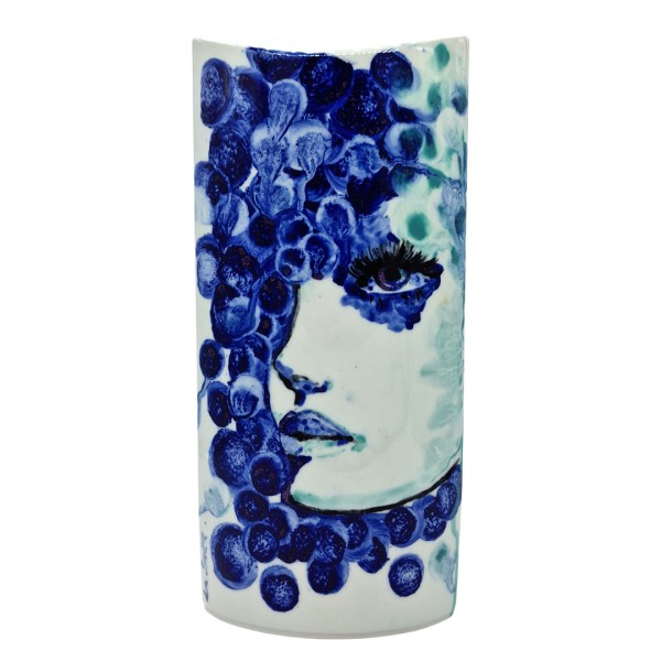 La Suza - Porzellan-Vase Blue Bubbles