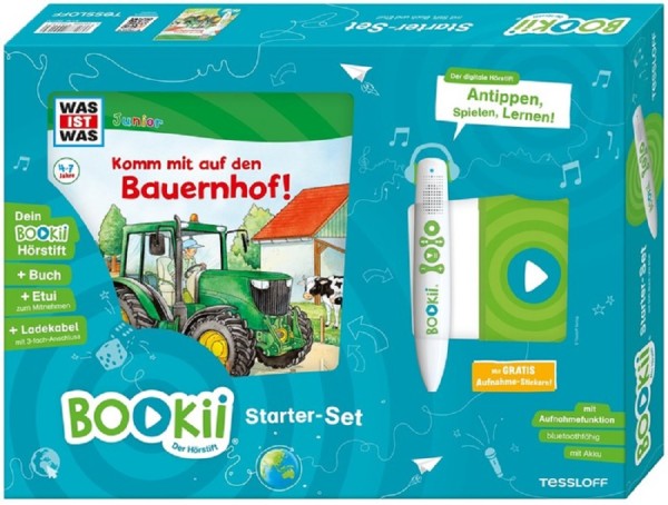 BOOKii® Starter-Set WAS IST WAS Junior Komm mit auf den Bauernhof!