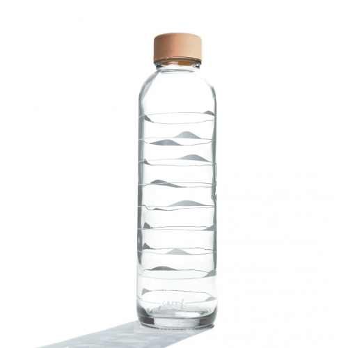 Carry Glastrinkflasche 0,7 l | Ocean Waves Light