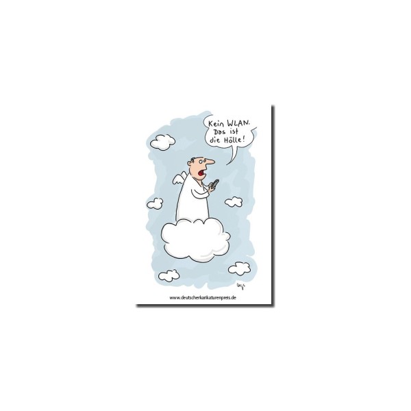 Magnet - Kein W-LAN im Himmel