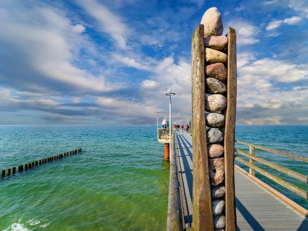 Wandbild Ostsee - Seebrücke Zingst (Motiv DMOS09)