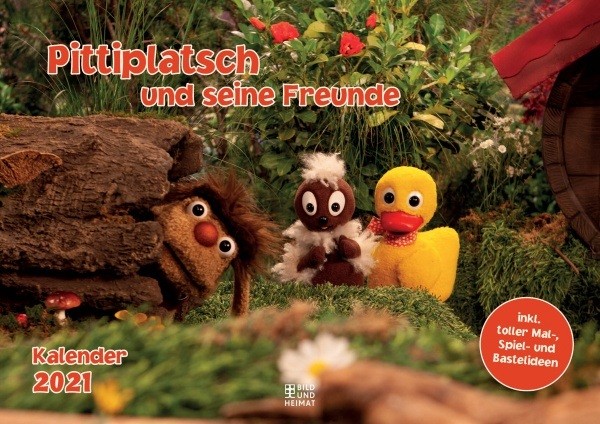 Pittiplatsch und seine Freunde Kalender 2021 Unser Sandmännchen
