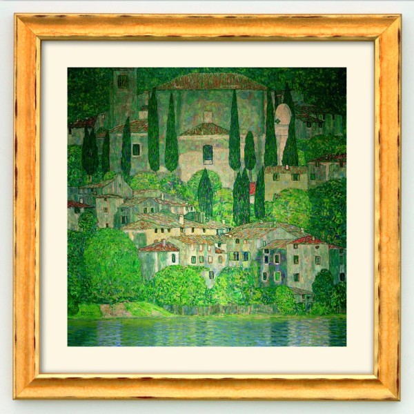 Gustav Klimt: Bild Kirche in Cassone am Gardasee (1913)