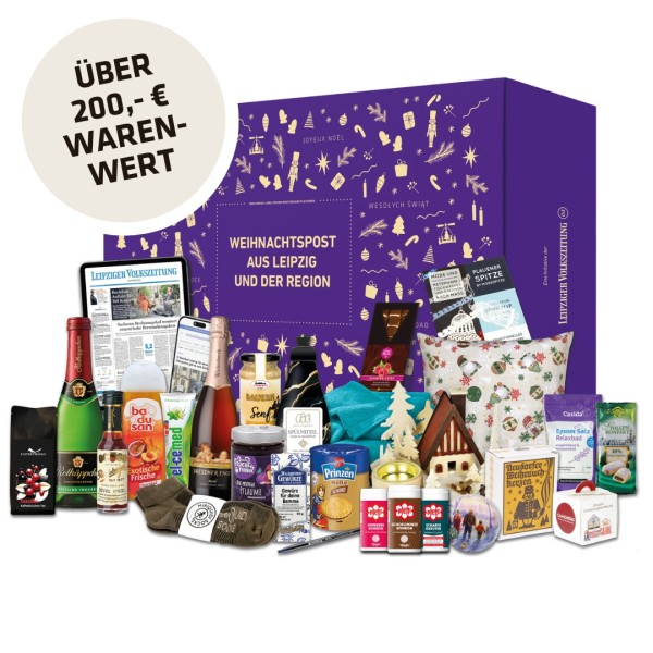 Weihnachtspost aus Leipzig und der Region - Heimatpaket Weihnachtsedition 2025