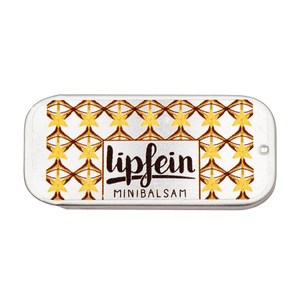 lipfein - Mini-Lippenbalsam Vanille - eckig