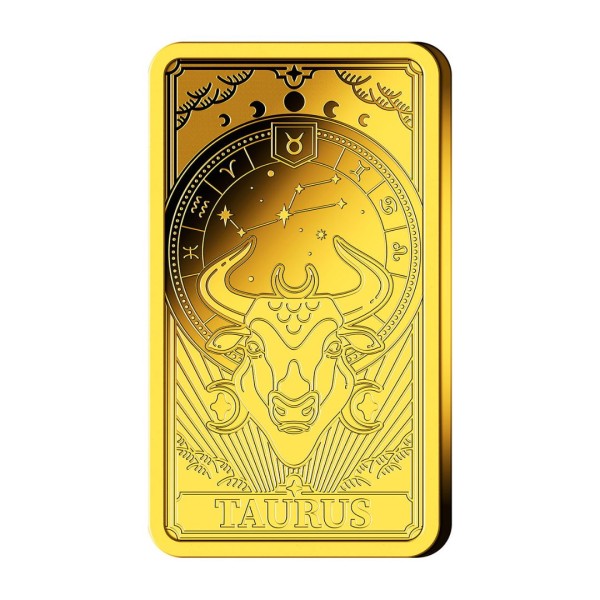 Goldbarren Sternzeichen "Stier"