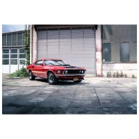 Wandbild 1969 Ford Mustang Mach 1 (Motiv V8 09)