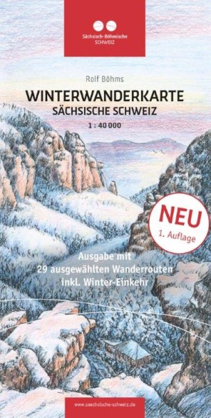 Winterwanderkarte Sächsische Schweiz