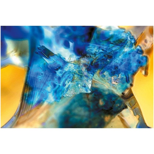 Wandbild Blaue Struktur (Motiv RD03)