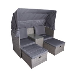 Relax-Lounge SAINT-TROPEZ - 2-Sitzer - Polyrattan