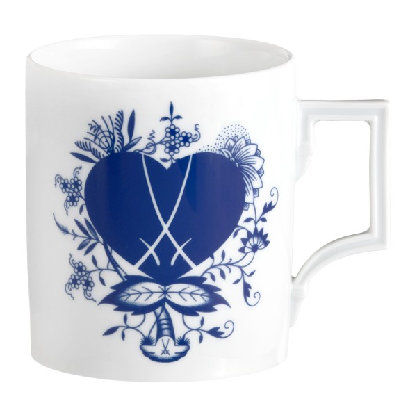 Meissen - Henkelbecher Blue Passion