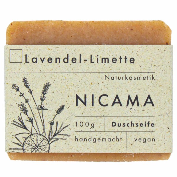 NICAMA Seife Limette-Lavendel