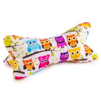 Lesekissen mit buntem Eulen-Motiv Lesekissen mit buntem Eulen-Motiv
