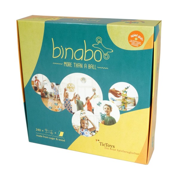 Binabo - Konstruktionsball - 240 Chips - 4 Farben