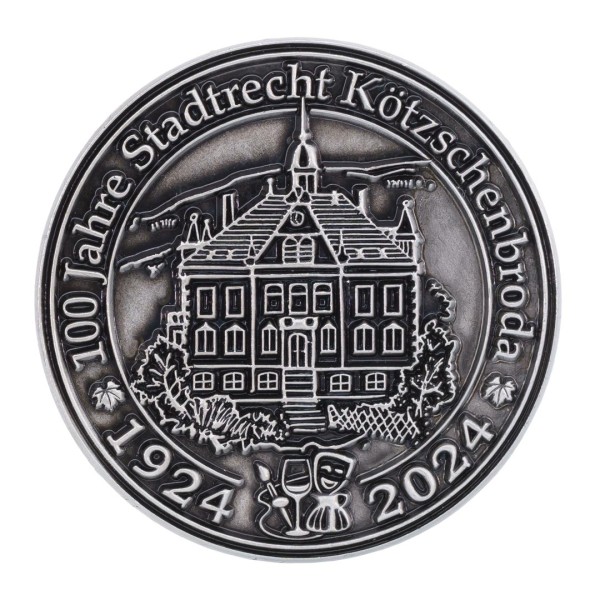 Medaille 100 Jahre Stadtrecht Kötzschenbroda