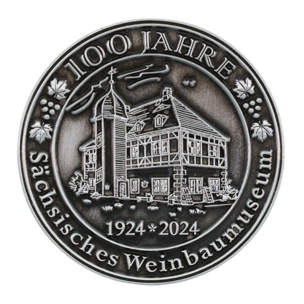Medaille 100 Jahre Sächsisches Weinbaumuseum Hoflößnitz - Radebeul