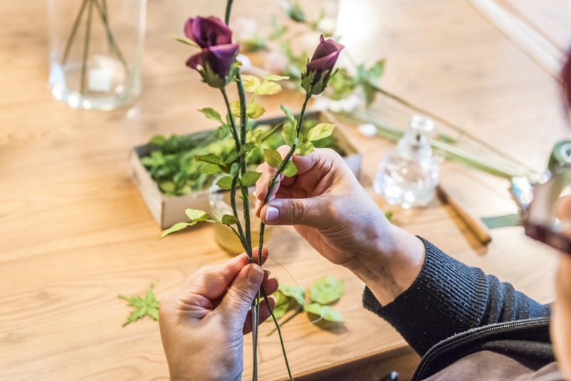 Seidenblumen von Deutsche Kunstblume Sebnitz