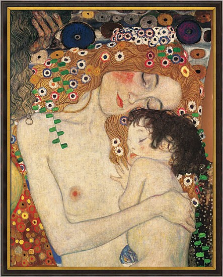 Gustav Klimt: Bild Mutter und Kind (1905)