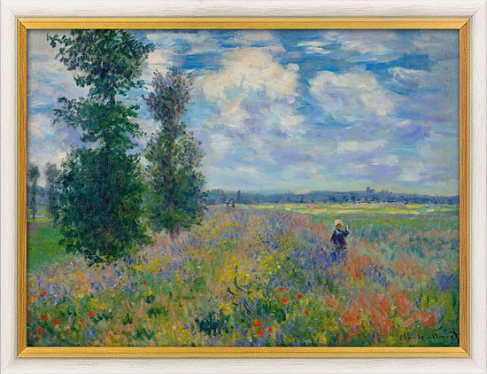 Claude Monet: Bild Les Coquelicots (environs de Argenteuil) - Mohnfeld bei Argenteuil