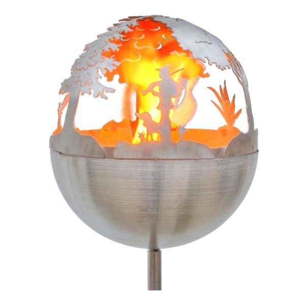 Fackel Edelstahl - Franz der Jäger - Kugelform