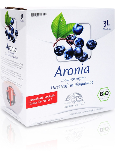 Bio Aroniasaft 3 Liter - Kelterei Walther