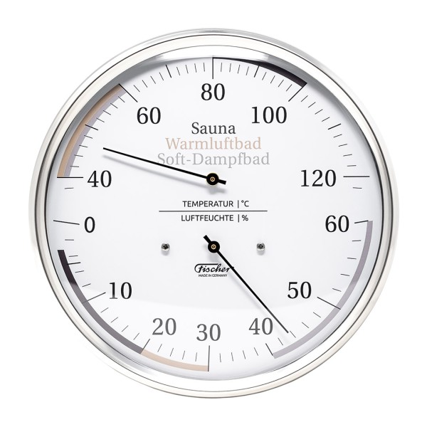 Fischer Sauna-Thermohygrometer Universal 160 mm