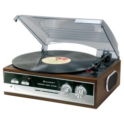 Nostalgie Plattenspieler mit UKW Stereoradio