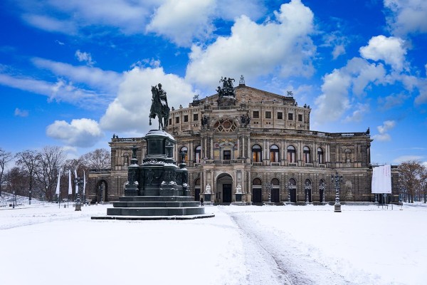 Wandbild Dresden - Semperoper (Motiv DMDD37)