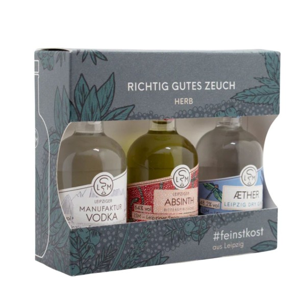 Tasting-Set "Richtig gutes Zeuch" - herb - 3 x 50ml