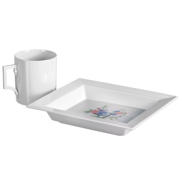 Meissen HomeofficeSet Henkelbecher & VidePoche Swords Fantasy