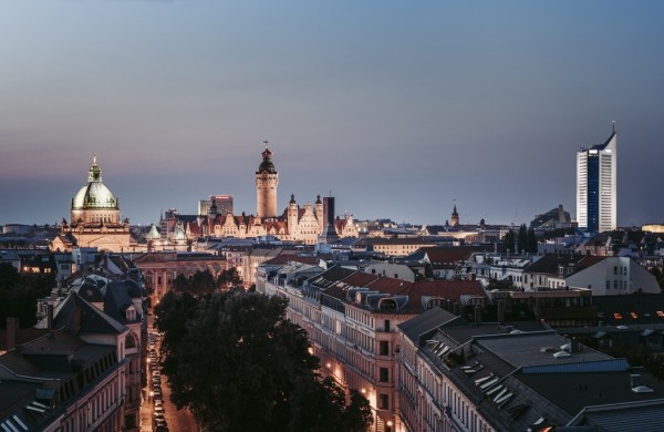 Wandbild Leipzig - Leipziger Skyline (Motiv JM03)