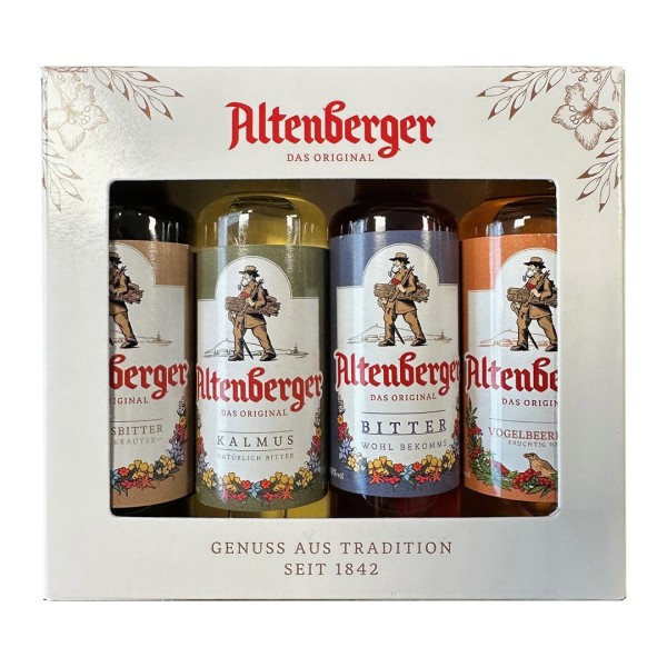 Altenberger Klassiker Set - 4 edle Kräuter-Spirituosen