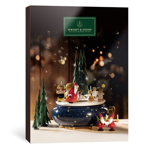 Wendt & Kühn - Adventskalender 2025 mit Pralinen und Figur