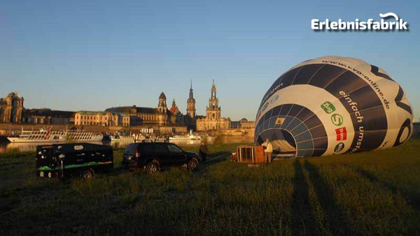 Heißluftballonfahrt mit Frühstück in Sachsen