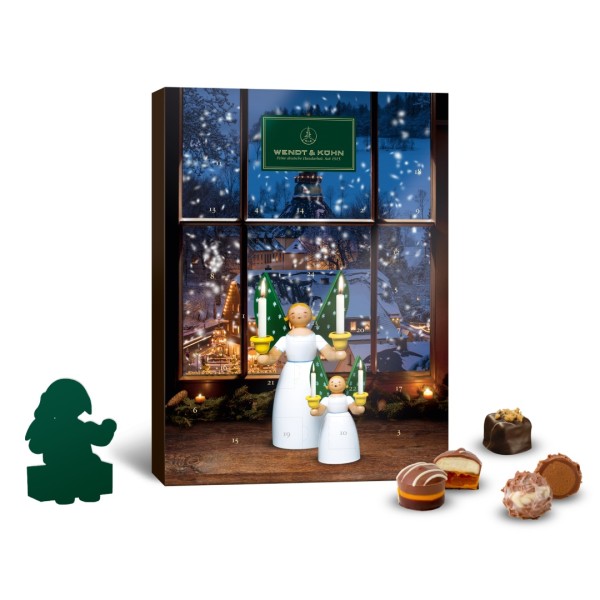 Wendt & Kühn - Adventskalender mit Pralinés & exklusiver Figur