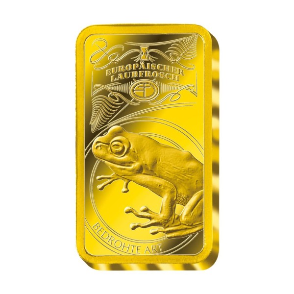 Goldbarren Bedrohte Tierarten "Laubfrosch"