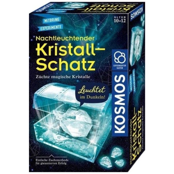 Nachtleuchtender Kristall-Schatz