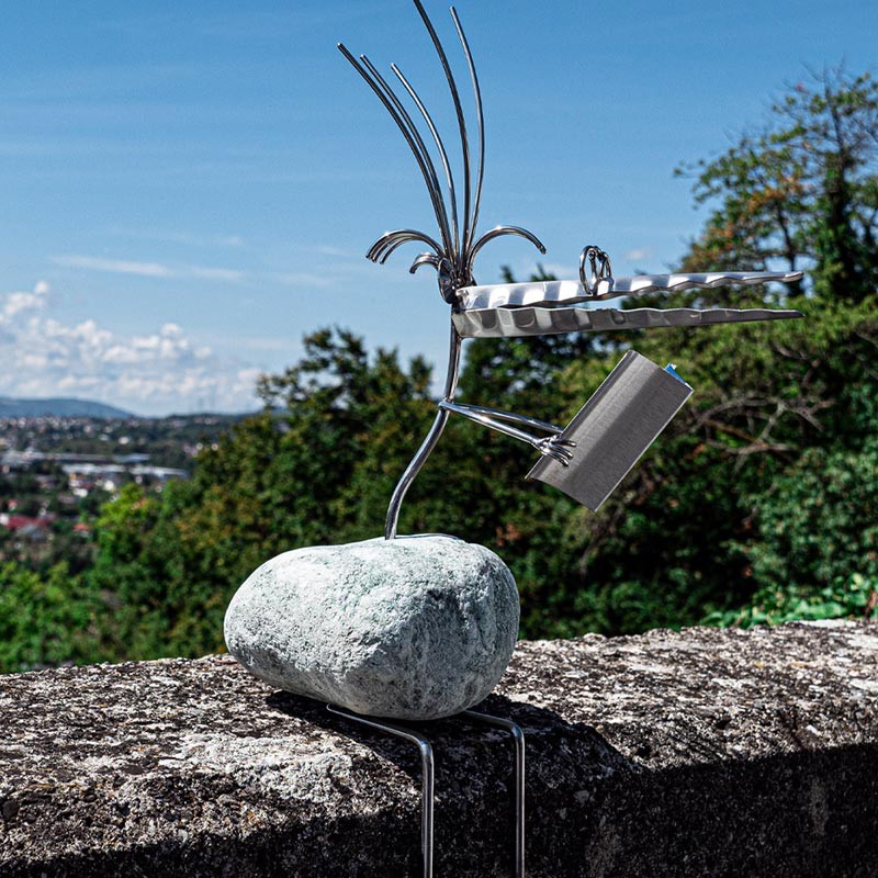 Edelstahl-Gartendeko für draußen kaufen - J. Tiedemann