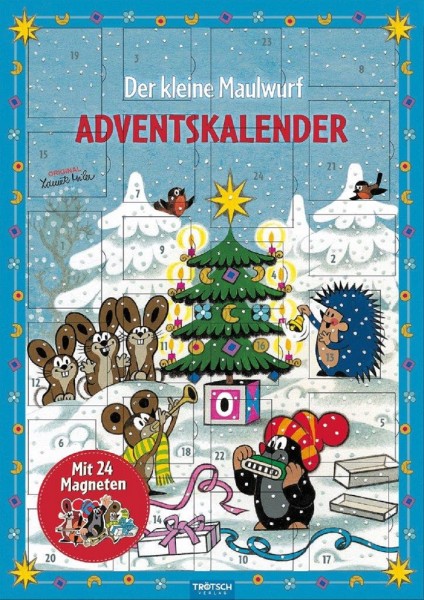 Adventskalender Maulwurf - Magneten mit Maulwurf-Motiv