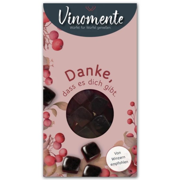 Weingummi "Danke" - Vinomente Rotwein
