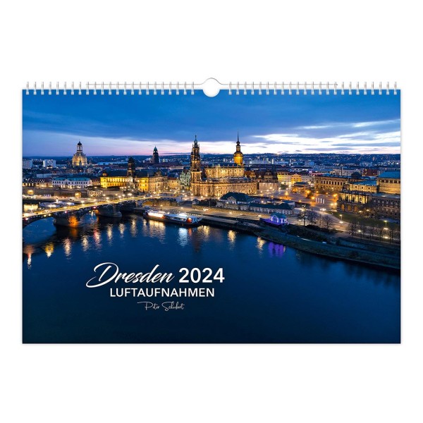 Kalender 2024 - Dresden Luftaufnahmen - 45 x 30 cm
