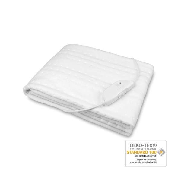 Elektrisches Wärmeunterbett - 4 Temperaturstufen - Überhitzungsschutz - waschbar
