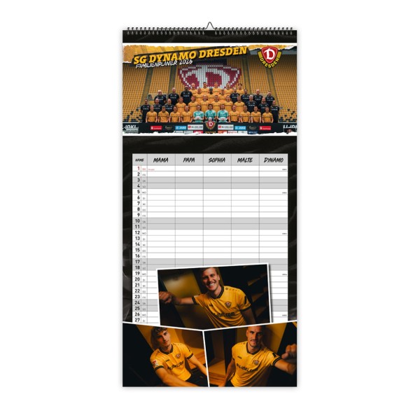 Dynamo Familienplaner 2026
