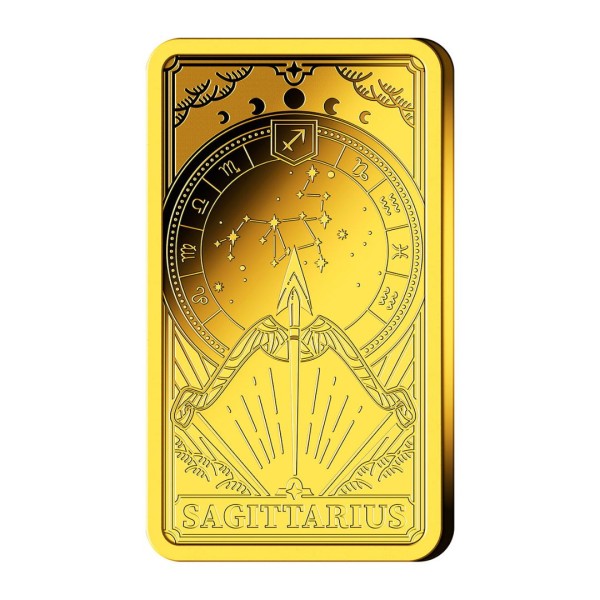 Goldbarren Sternzeichen "Schütze"